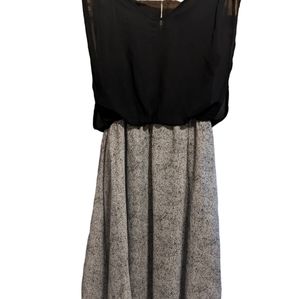 Katie black and white dress size Small NWT